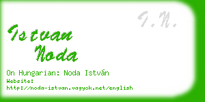 istvan noda business card